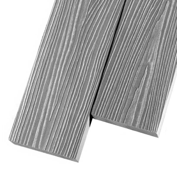 Планкен для забора из древесно-полимерного композита Unodeck Forte 140х12 цвет серый